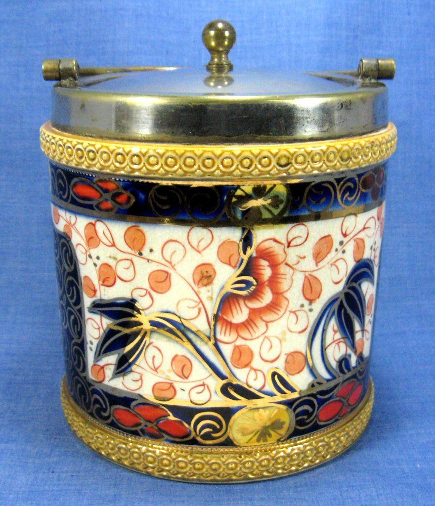 Vintage imari style tin