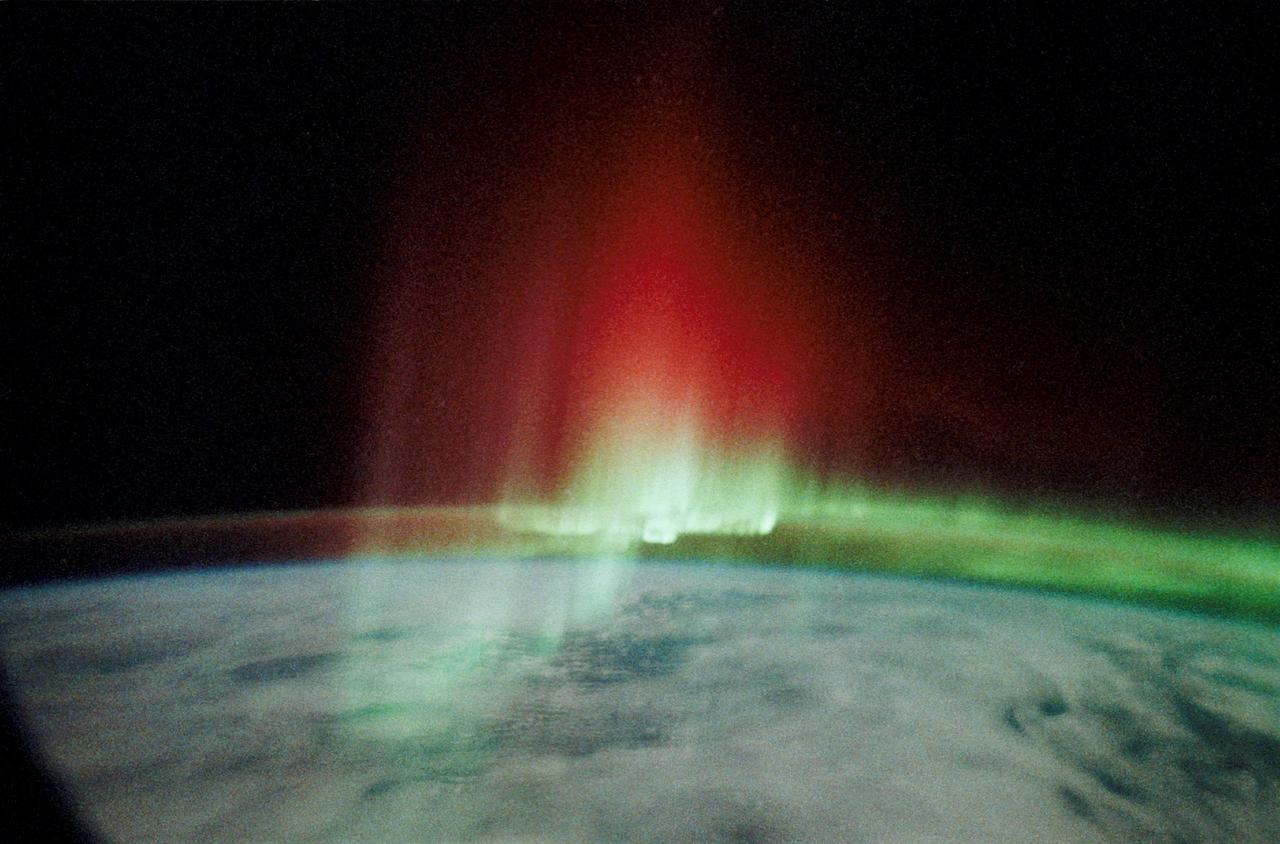 Aurora from space picture