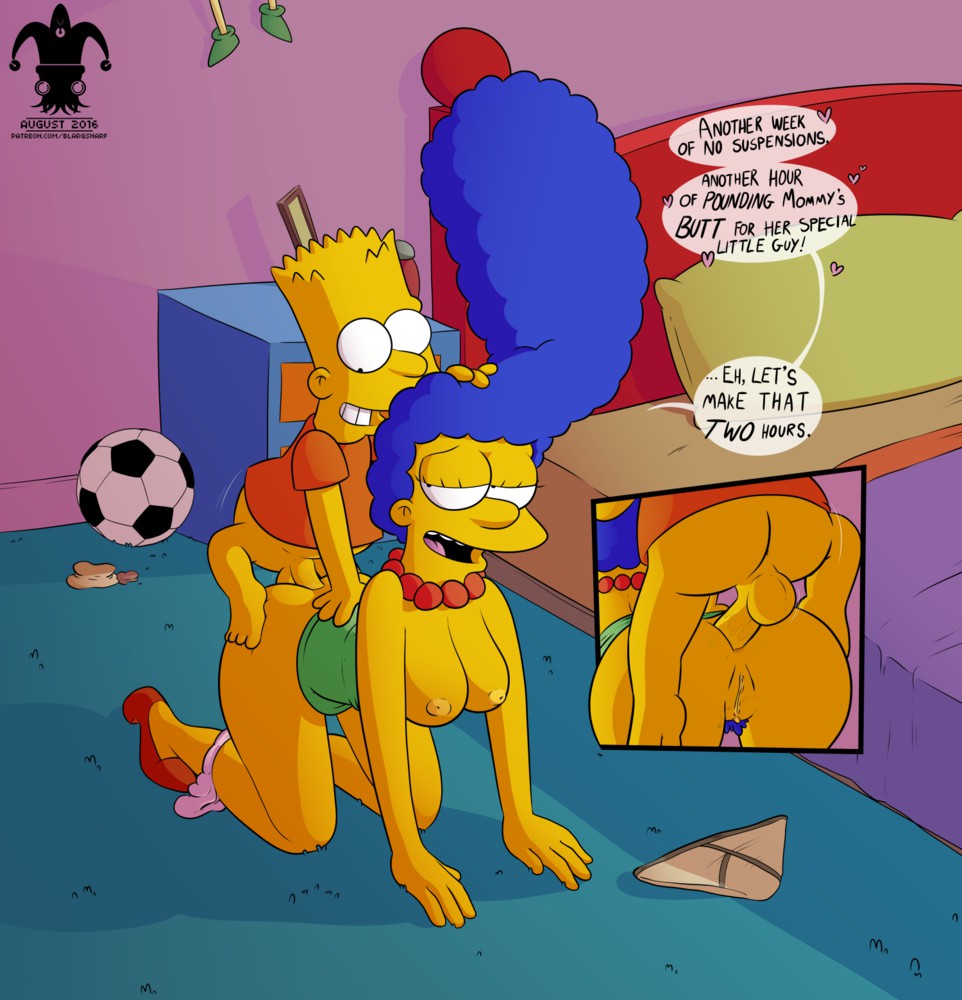 The simpsons marge naked