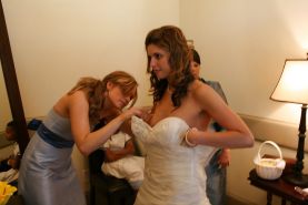 Bride wedding voyeur oops