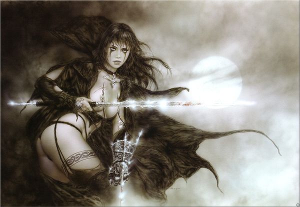 Luis royo fantasy art warrior women