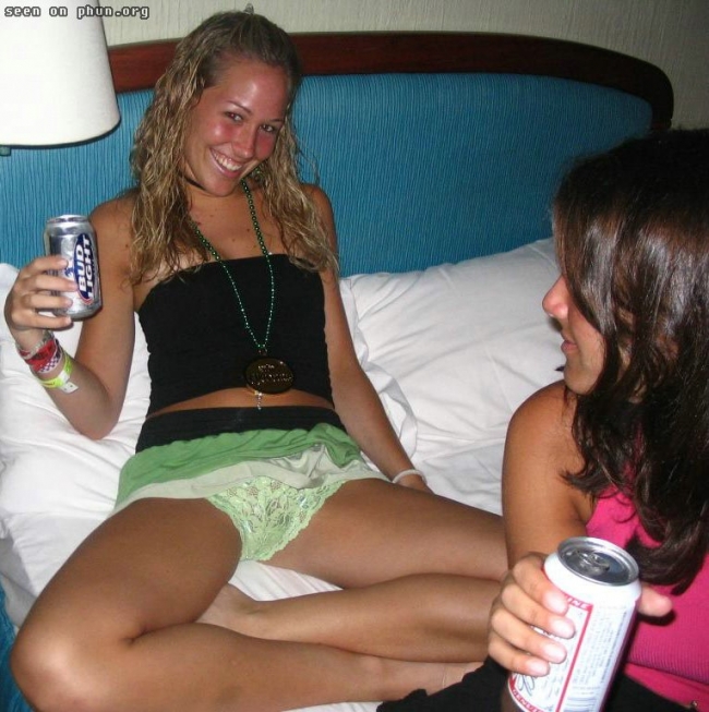 Drunk naked girls public