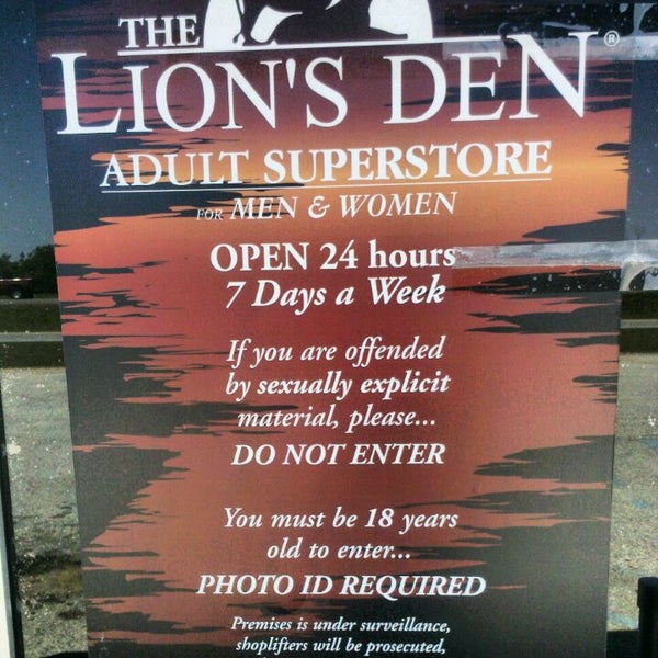 Lion s den adult store