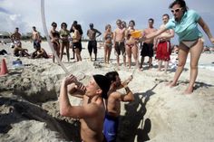 Student spring break nude beach