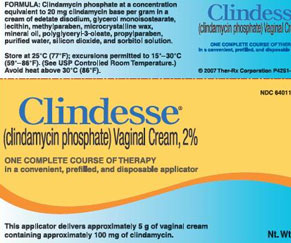 Vaginal side effects of cream clindamyacin