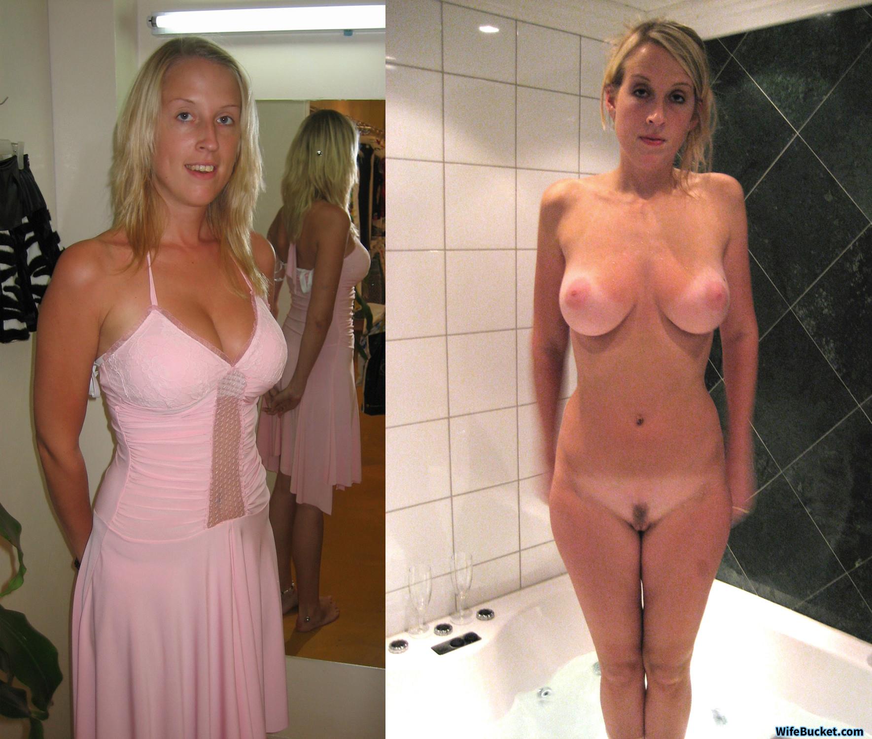 Vagina before after clothed