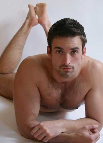 Handsome nude porn star