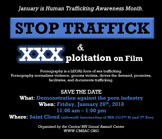 Human trafficking and pornography