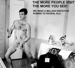 Robbie williams naked fake