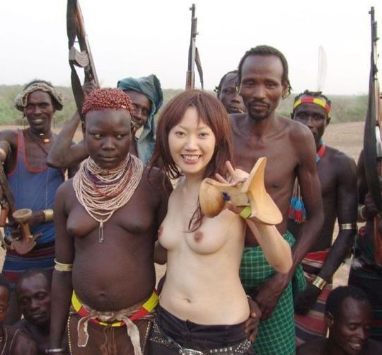 Africa tribe big tits huge