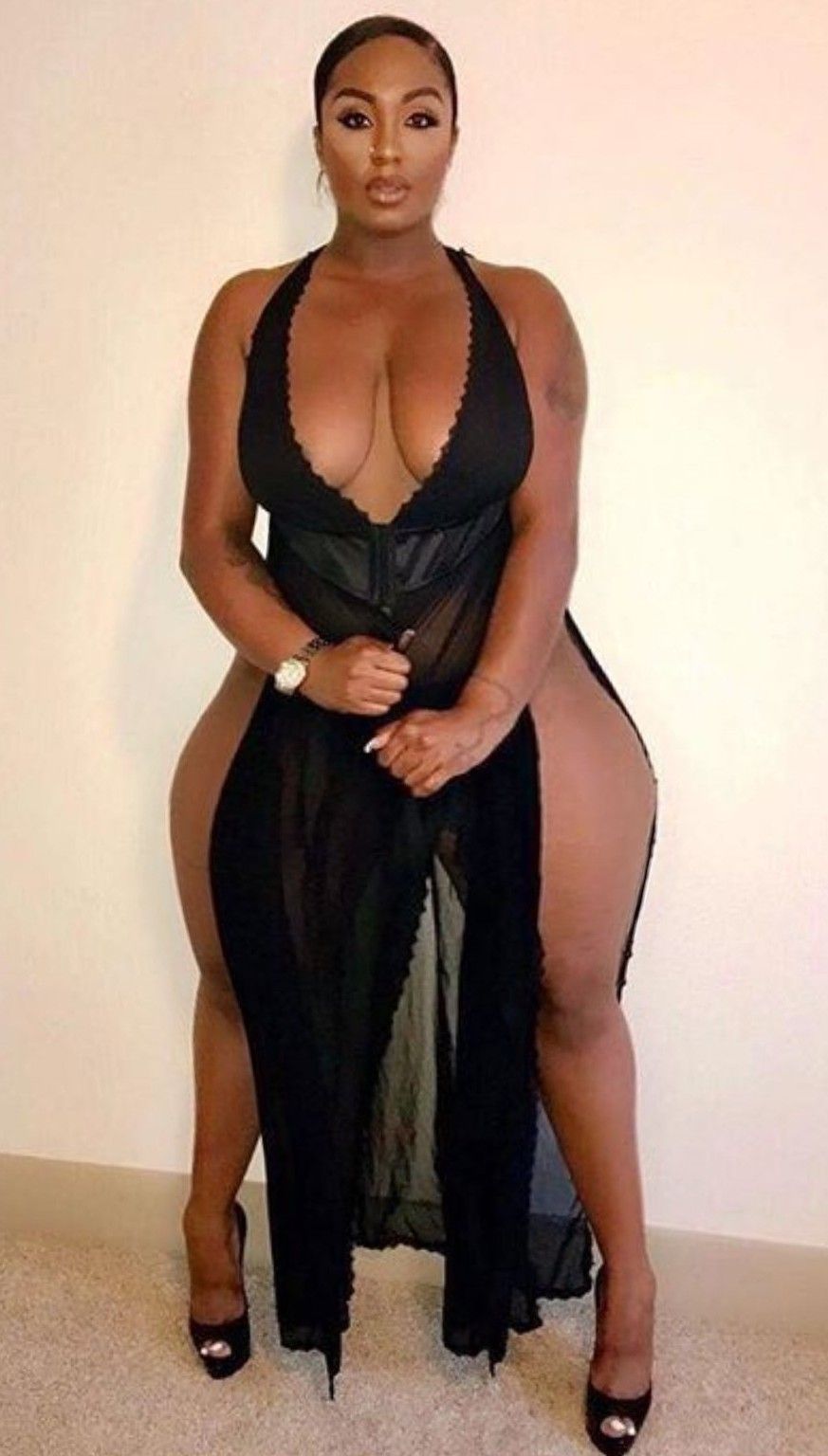 Super wide hips black woman