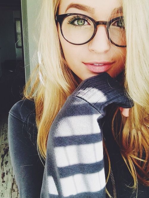 Girls with geeky glasses
