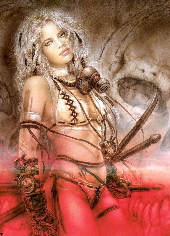 Luis royo fantasy art warrior women